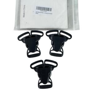 Baby Double Stroller Harness Replacement Plastic 3-Way Buckle Set Of 3